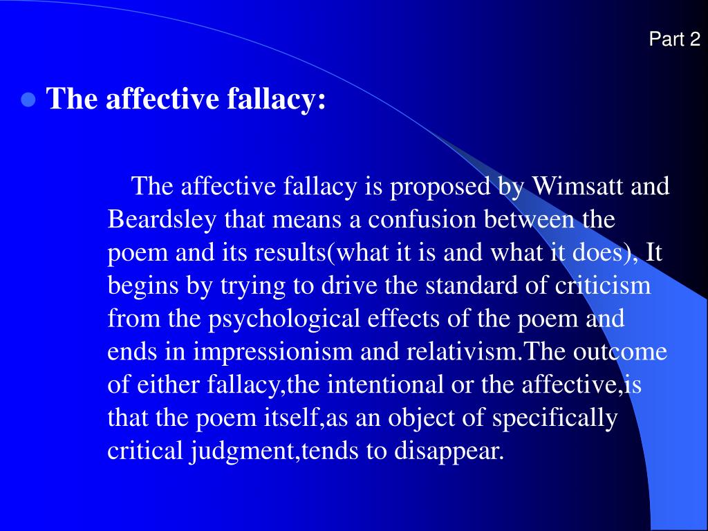 the affective fallacy wimsatt and beardsley pdf free